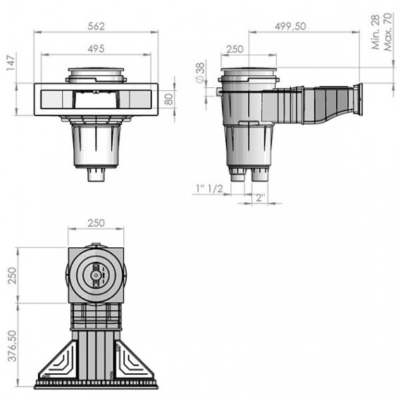 Skimmer Norm piscina liner y prefabricada AstralPool