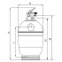 Filtro Rapidpool Top AstralPool dimensiones