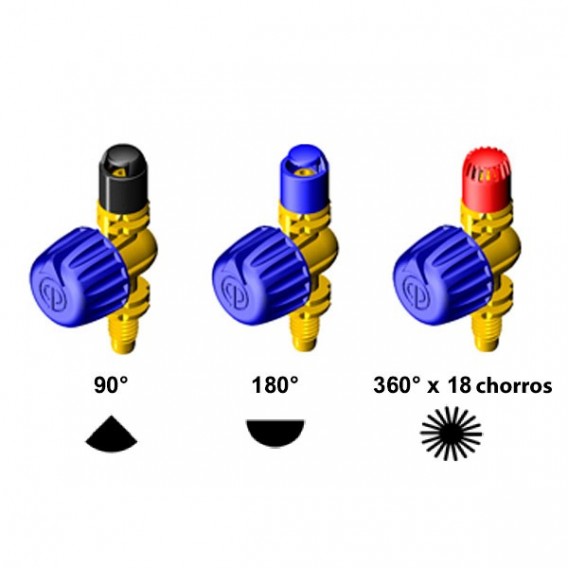 Microdifusor ajustable amarillo microriego (bolsa 50 uds.)
