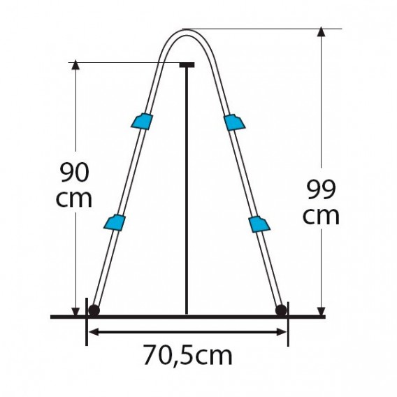 Dimensiones escalera Gre AR109