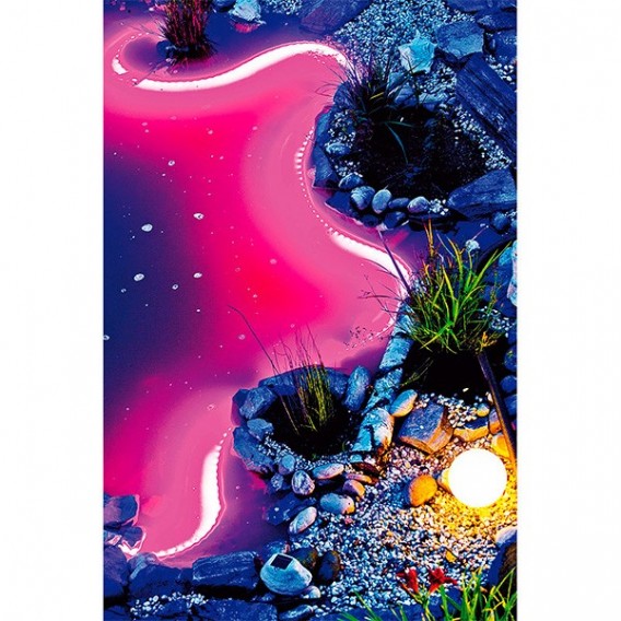 Tira LED colores RGB sumergible con mando 5m Heissner