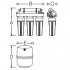 Ósmosis inversa 5 etapas sin bomba GENIUS-4/75/FLM