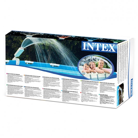 Fuente con LED multi-color para piscina Intex 28089