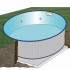 Esquema instalación piscina enterrada Gre Starpool redonda