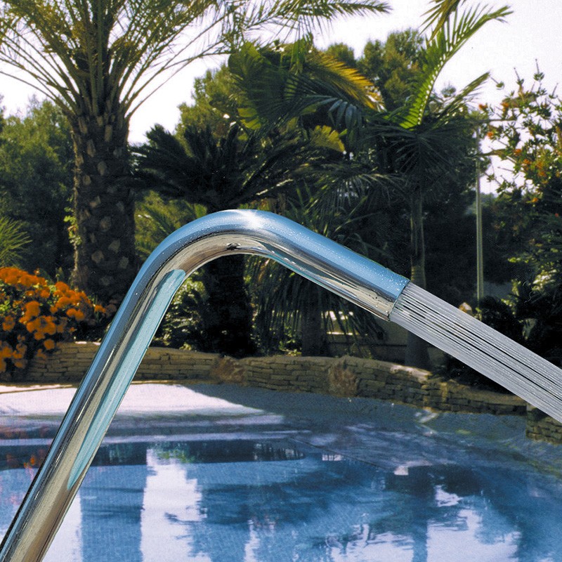 Cascada de agua para la piscina que se empotra en la pared, ancho 900 mm