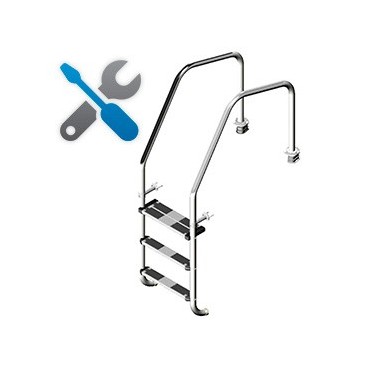 Recambios escalera Modelo 1000 para rebosadero AstralPool