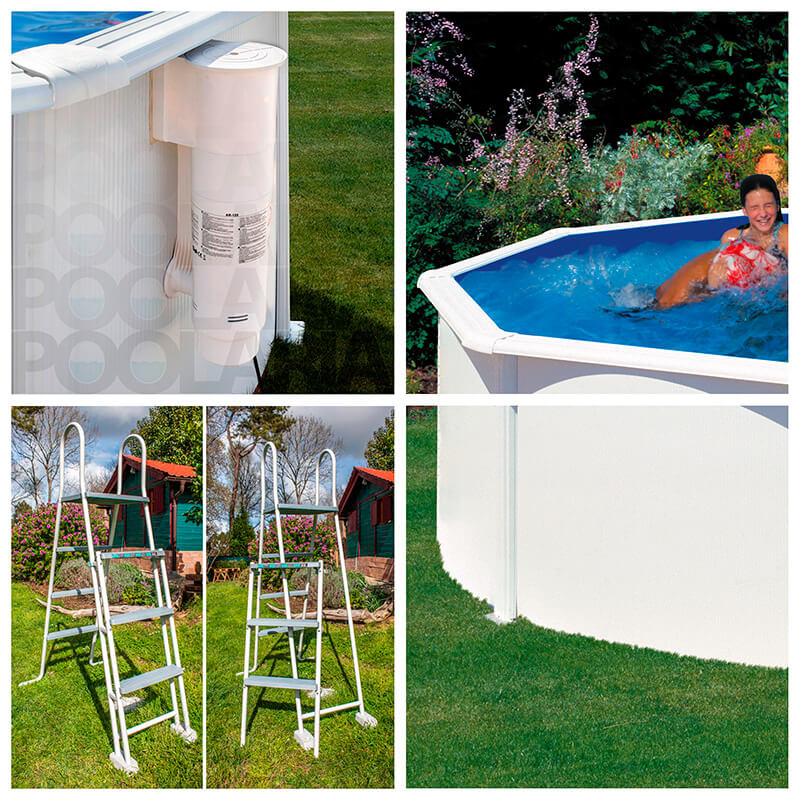 Equipamiento piscina desmontable Gre Bora Bora circular