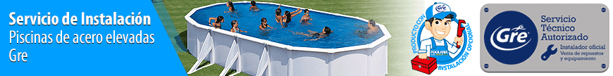 Servicio Instalación piscinas Gre elevadas