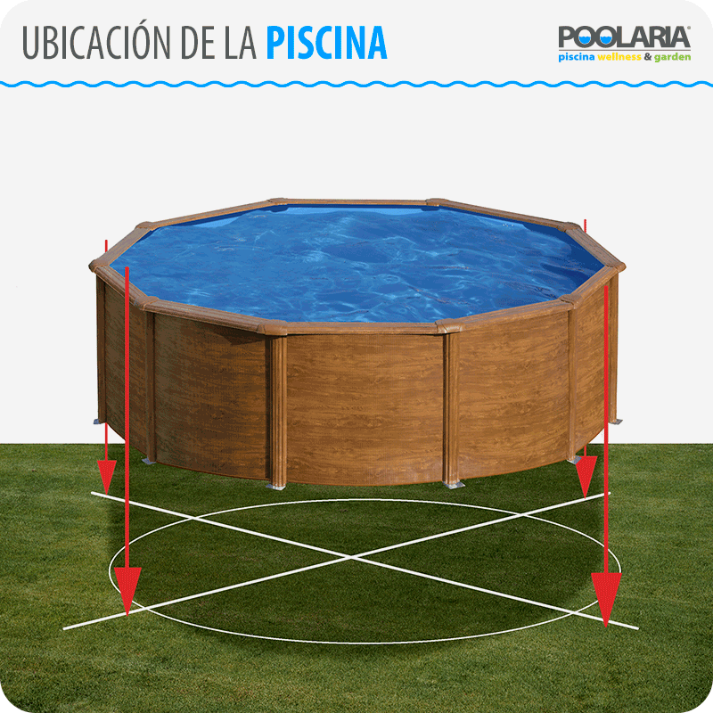 Ubicación piscina desmontable