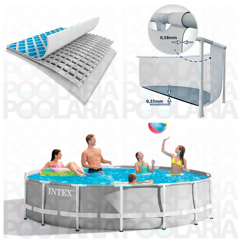 Detalles piscina Intex Prisma Frame 26720NP