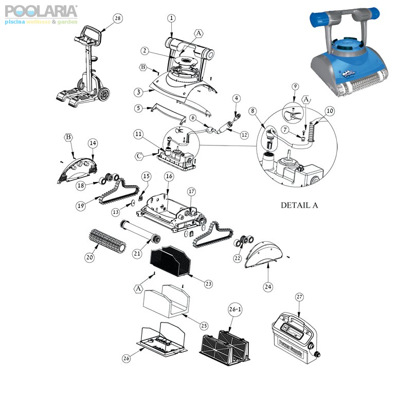 Recambios Dolphin Master M4