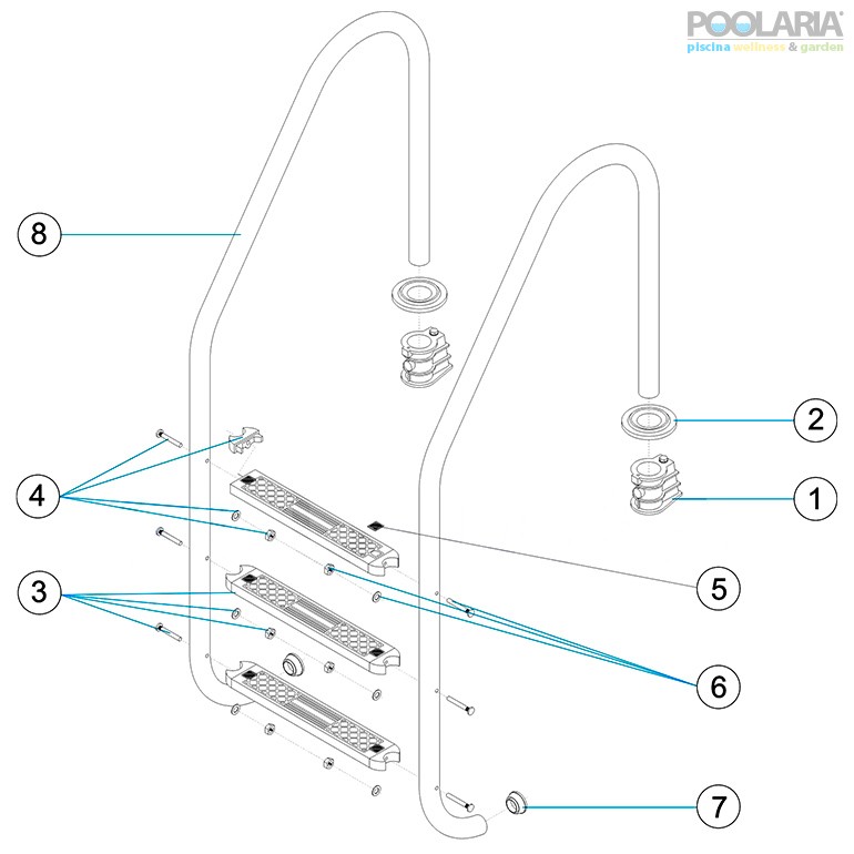 Recambios escaleras AstralPool