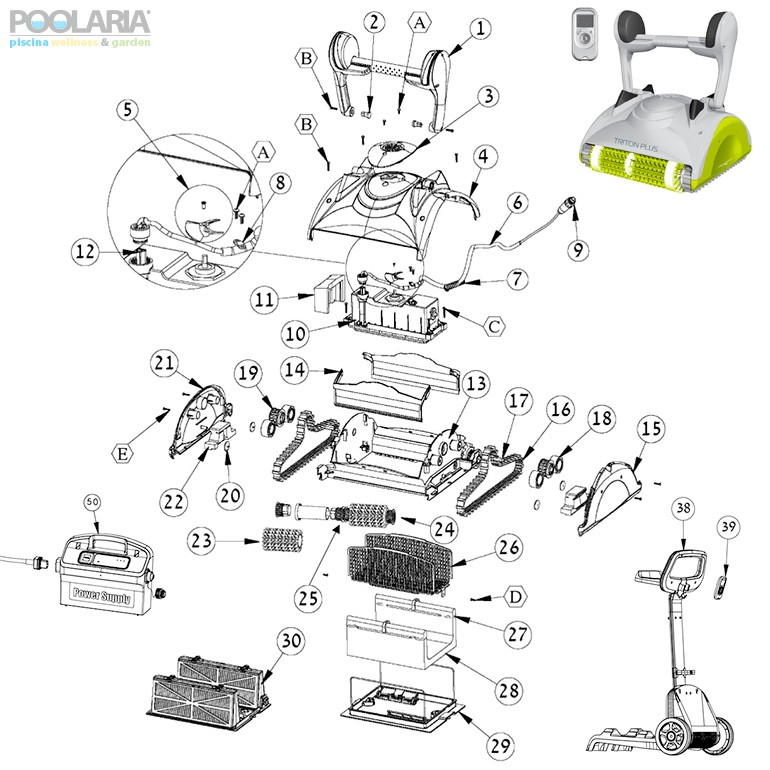 Recambios Dolphin Triton Plus