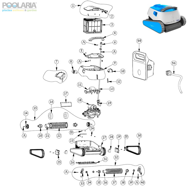 Recambios Dolphin Energy 200