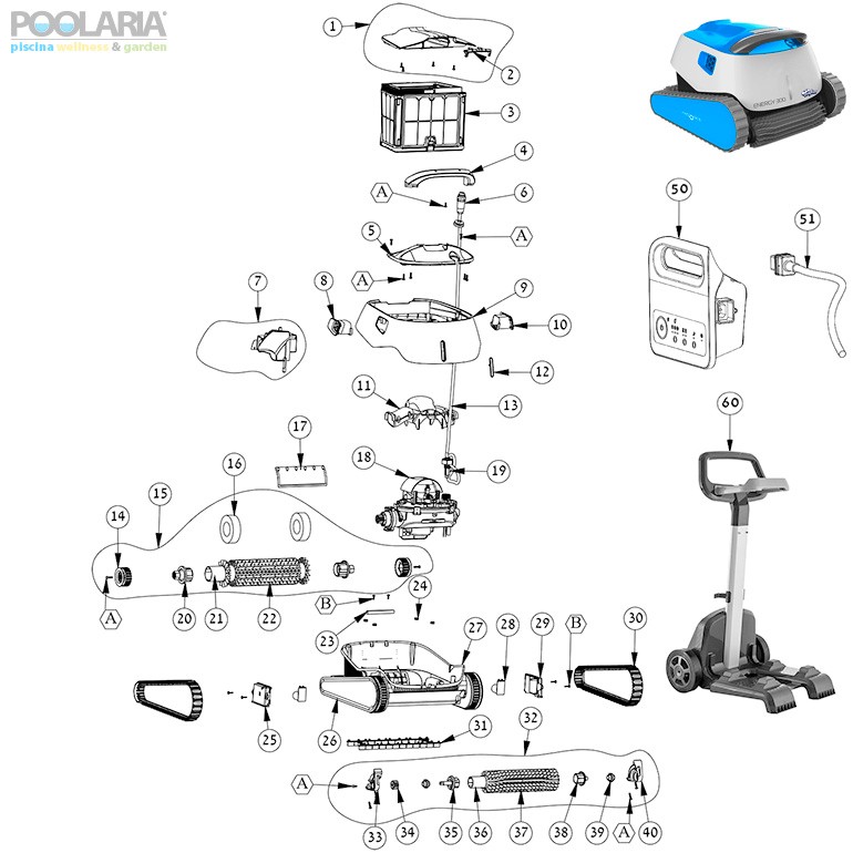 Recambios Dolphin Energy 300