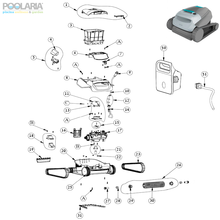 Recambios Dolphin SX 10