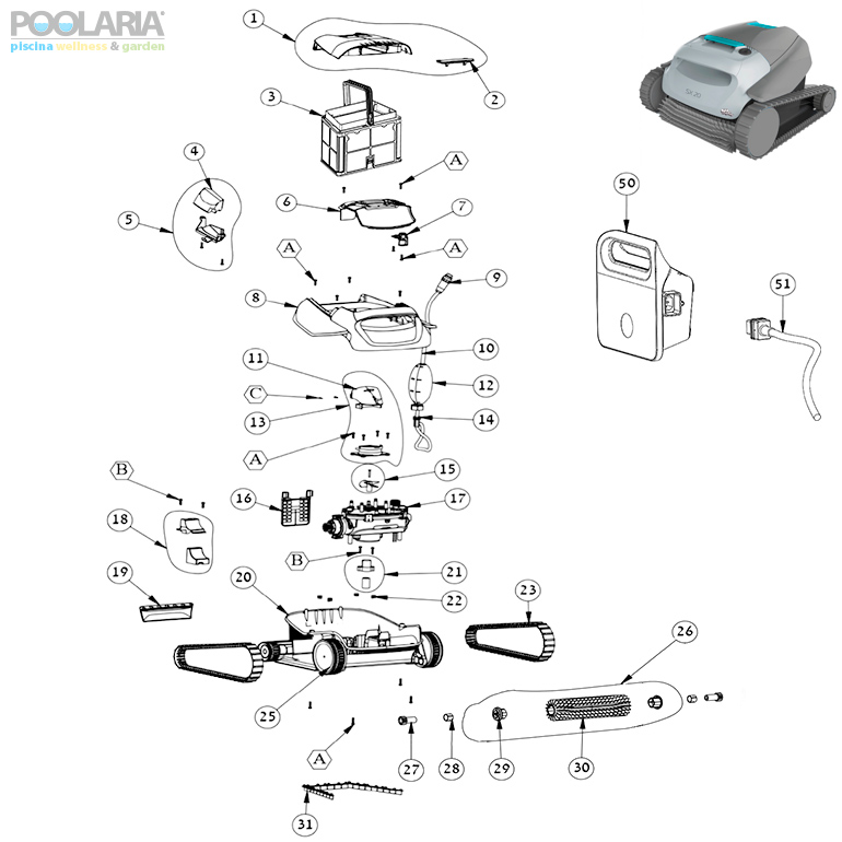 Recambios Dolphin SX 20