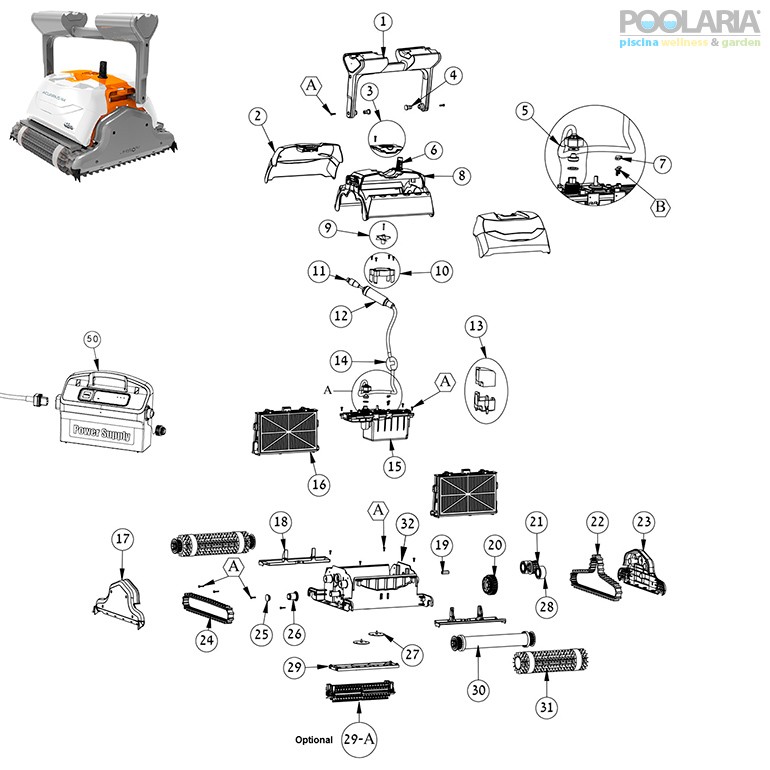 Recambios Dolphin Acuarius R4