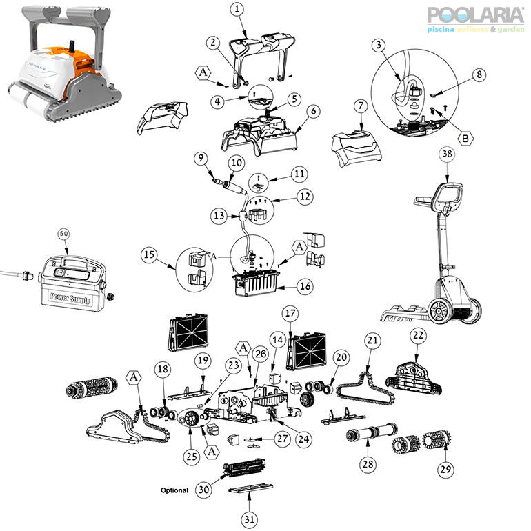 Recambios Dolphin Acuarius R6