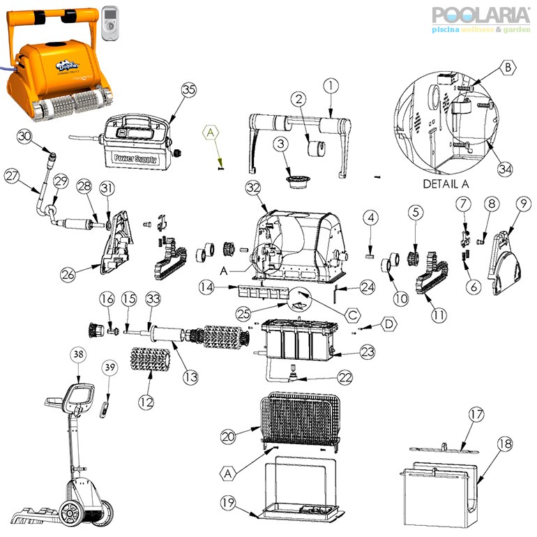 Recambios Dolphin Prox2