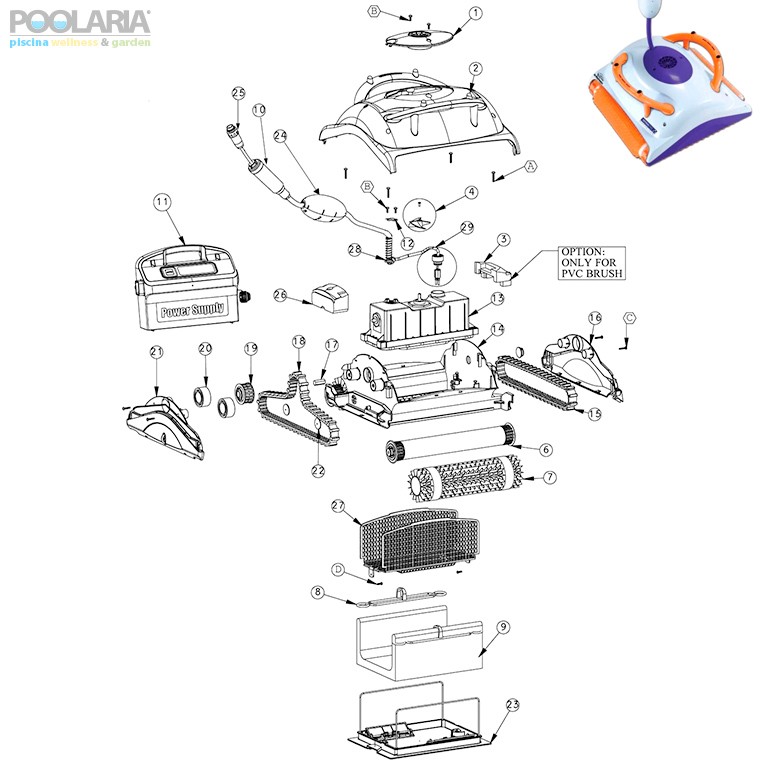 Recambios AstralPool Dolphin Easykleen