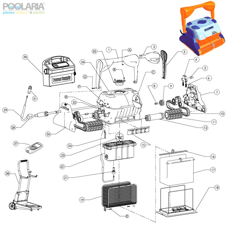 Recambios AstralPool Dolphin Ultrakleen