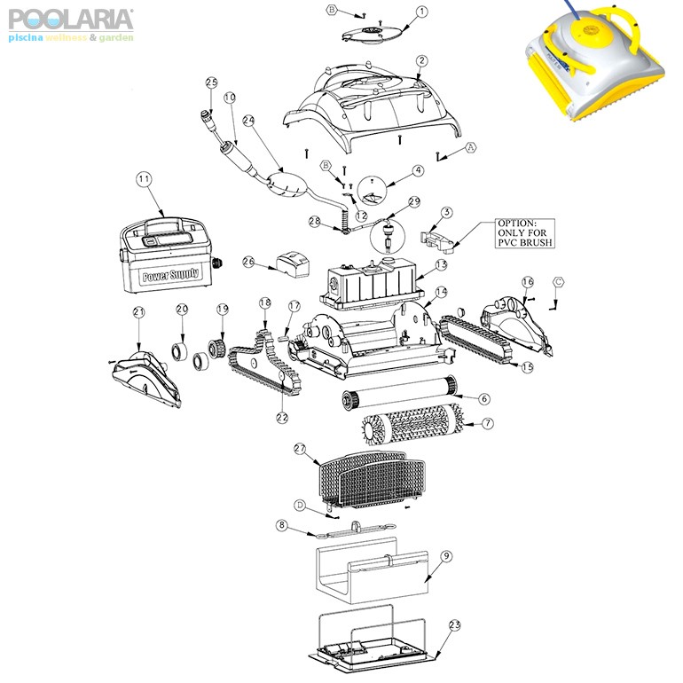 Recambios AstralPool Dolphin Pulit E50