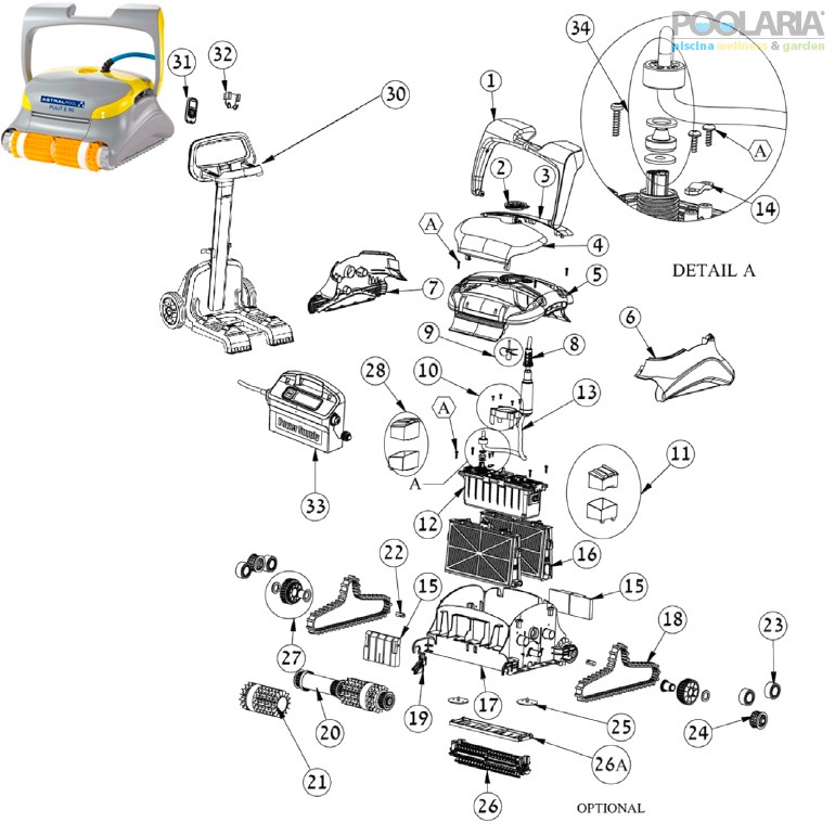 Recambios AstralPool Dolphin Pulit E90