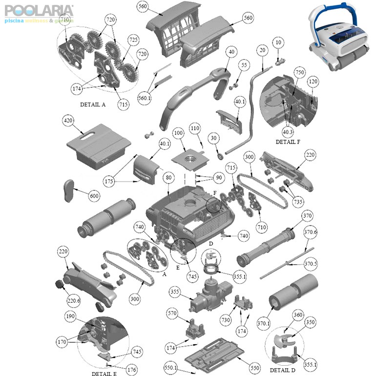 Recambios AstralPool H7 Duo