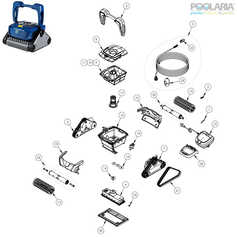 Recambios Zodiac CyclonX RC 4380