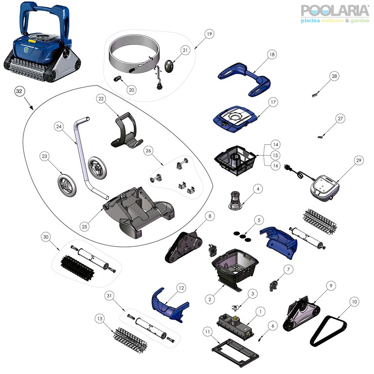 Recambios Zodiac CyclonX RC 4400