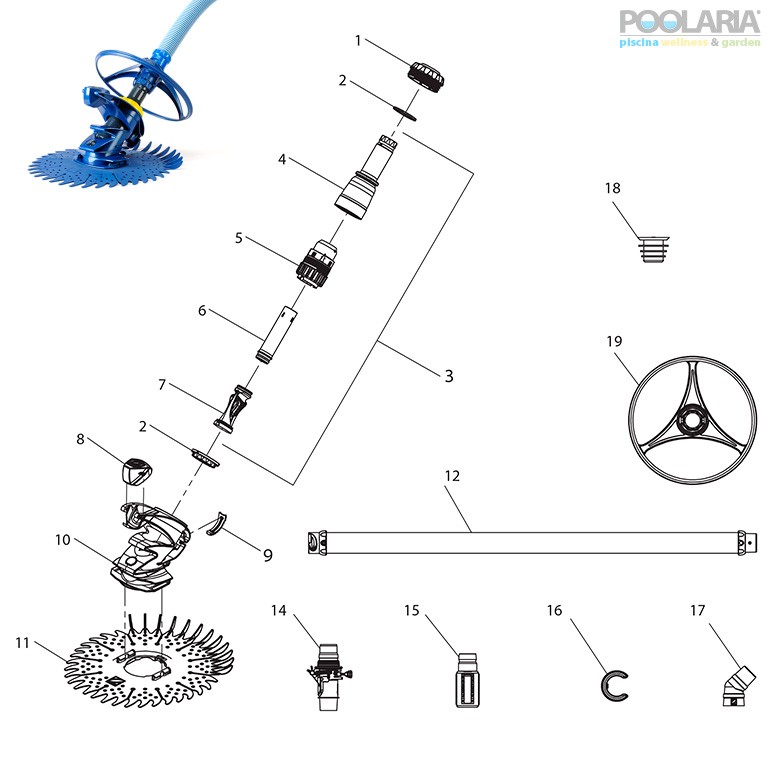 Recambios Zodiac T3