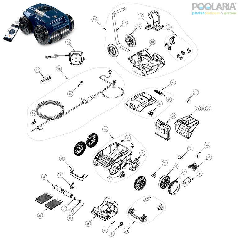 Recambios Zodiac Alpha RA 6300 iQ