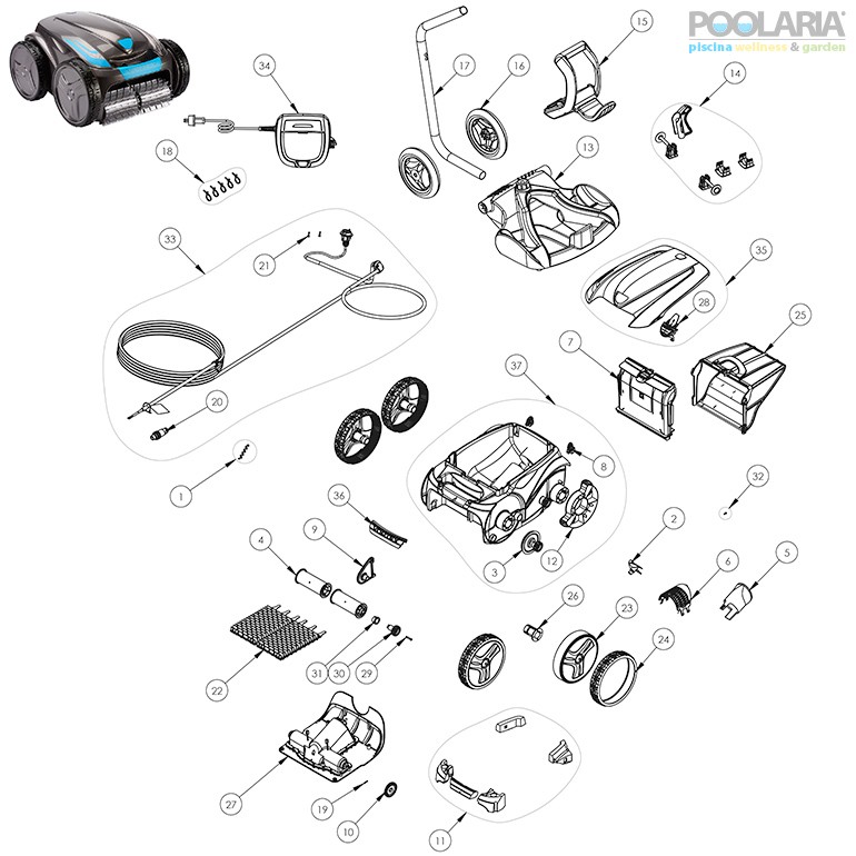 Recambios Zodiac OV 5200