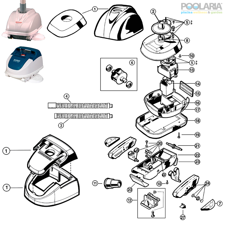 Recambios Hayward Navigator y Pool Vac Ultra