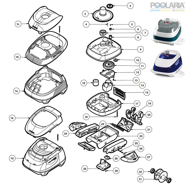 Recambios Hayward Navigator Pro y Pool Vac Ultra Pro