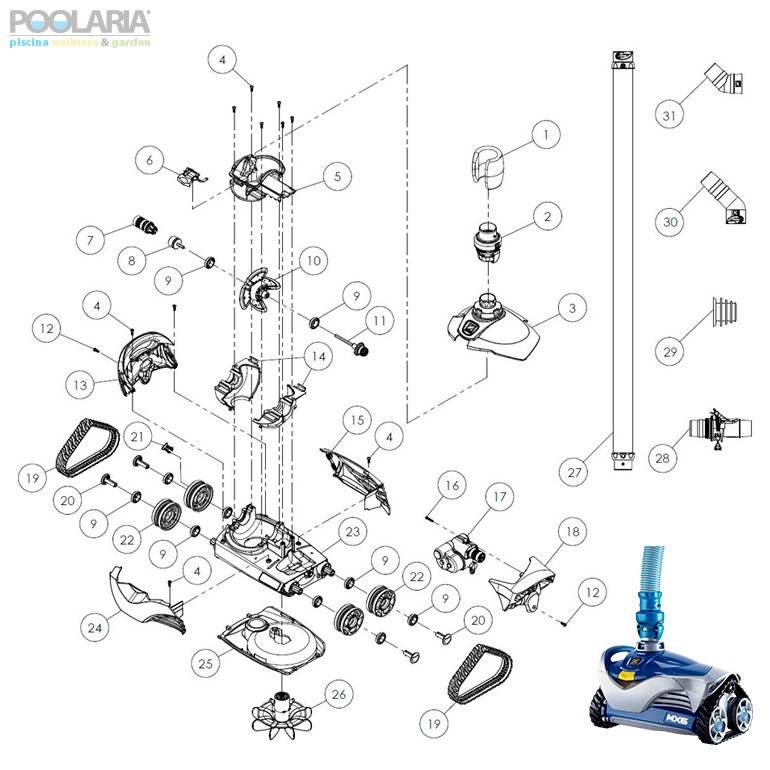 Recambios Zodiac MX6