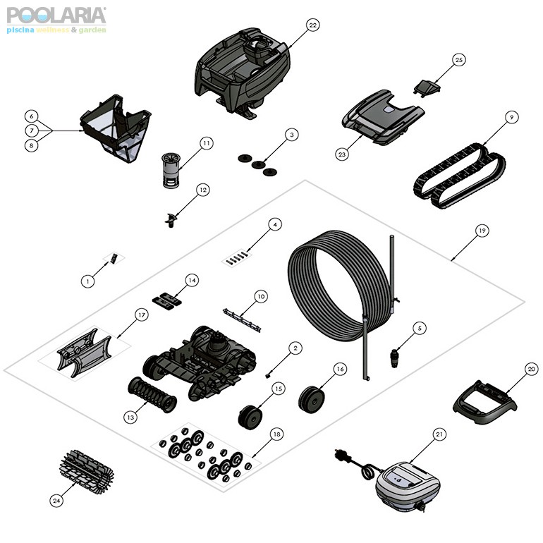 Recambios Zodiac TornaX OT 2100