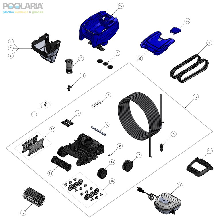 Recambios Zodiac TornaX RT 2100