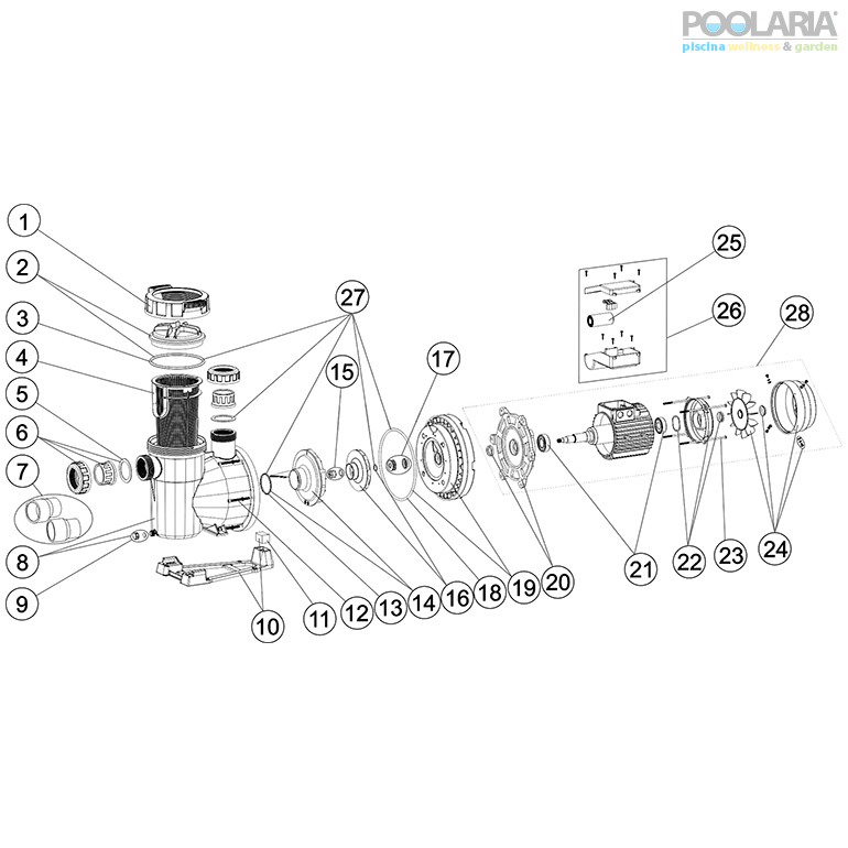 Recambios bomba Victoria Plus Silent AstralPool