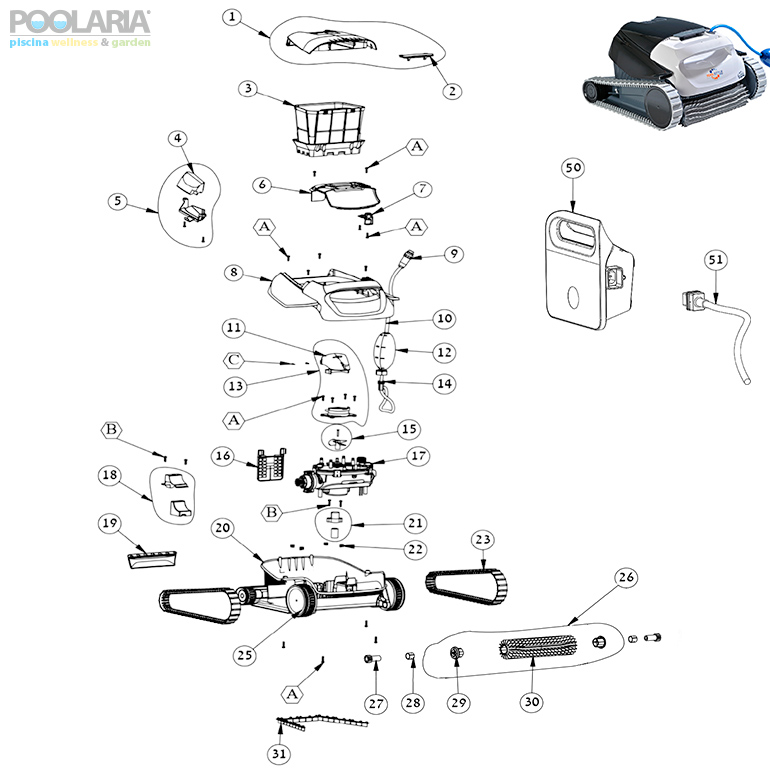 Recambios Dolphin PoolStyle