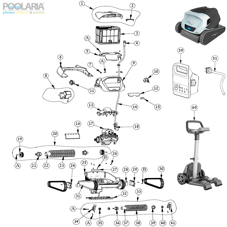 Recambios Dolphin PoolStyle 40i