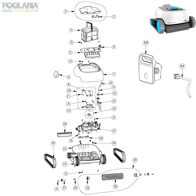 Recambios Dolphin Formula 20