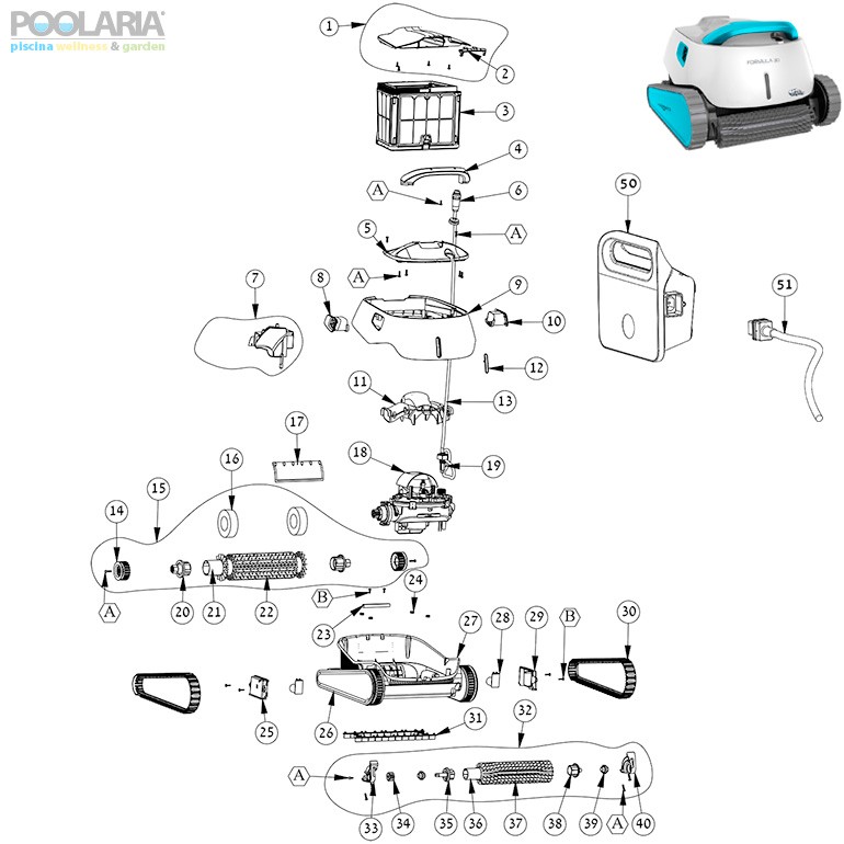 Recambios Dolphin Formula 30