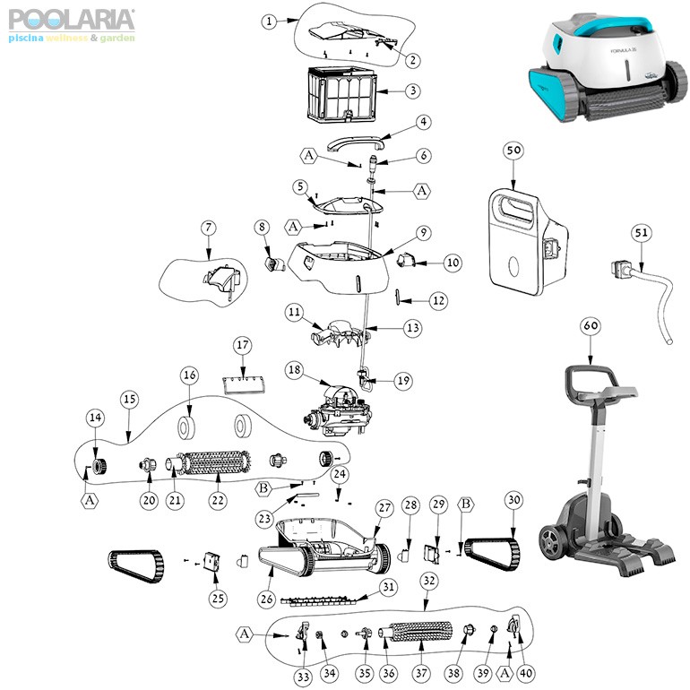 Recambios Dolphin Formula 35