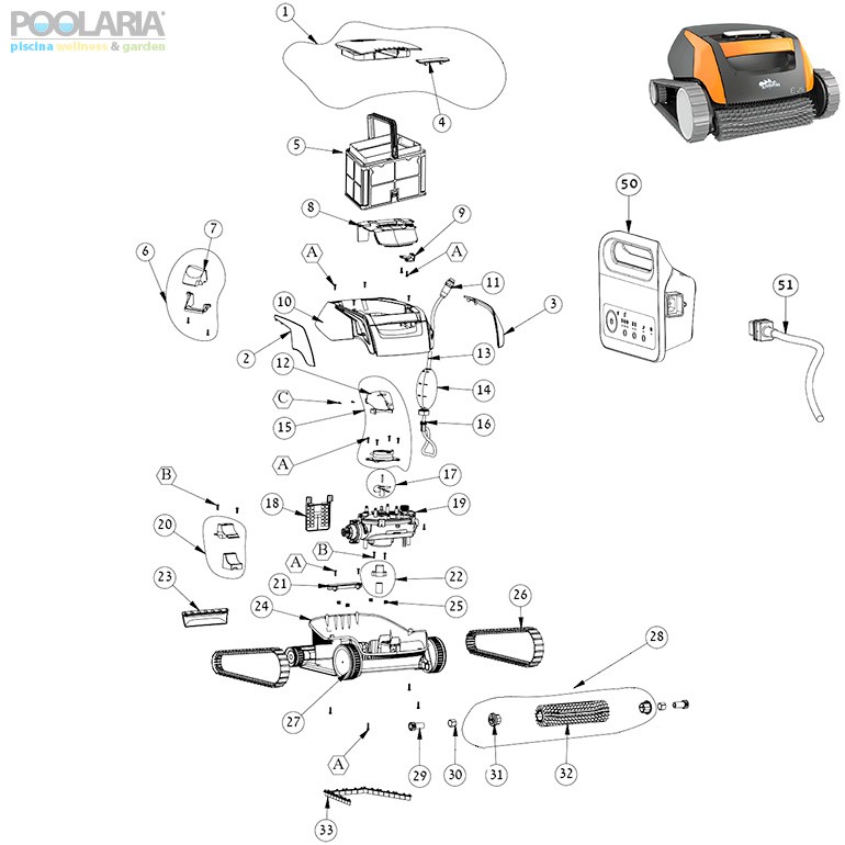 Recambios Dolphin E25