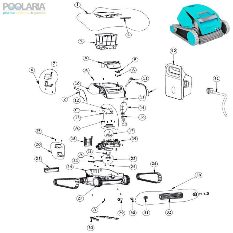 Recambios Dolphin Seamaster AG