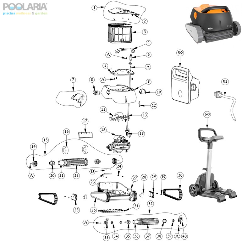 Recambios Dolphin E35