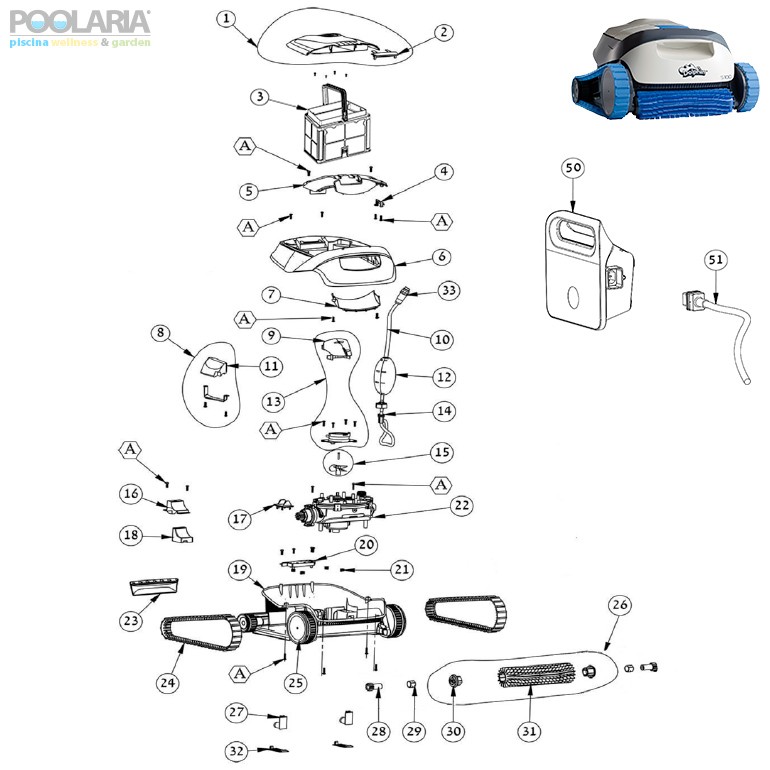 Recambios Dolphin S100