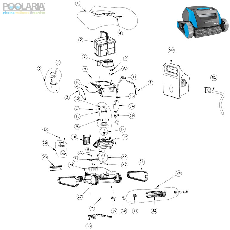 Recambios Dolphin Carrera 20